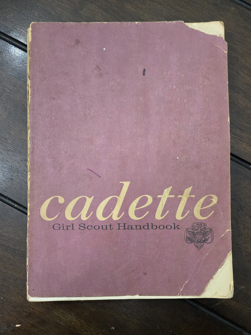 Cadette Girl Scout Handbook - 1960s